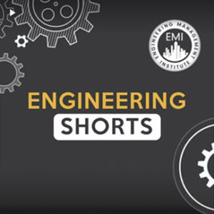 image with gears and the text Engineering shorts logo for EMI